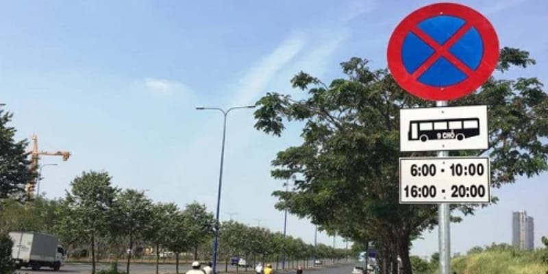 Biển phụ số 508a và 508b - Quy định thời gian áp dụng