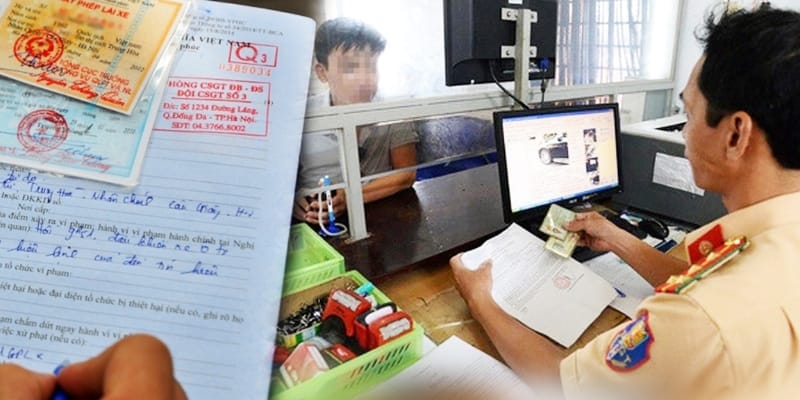 Cách nộp phạt nguội xe máy chi tiết 