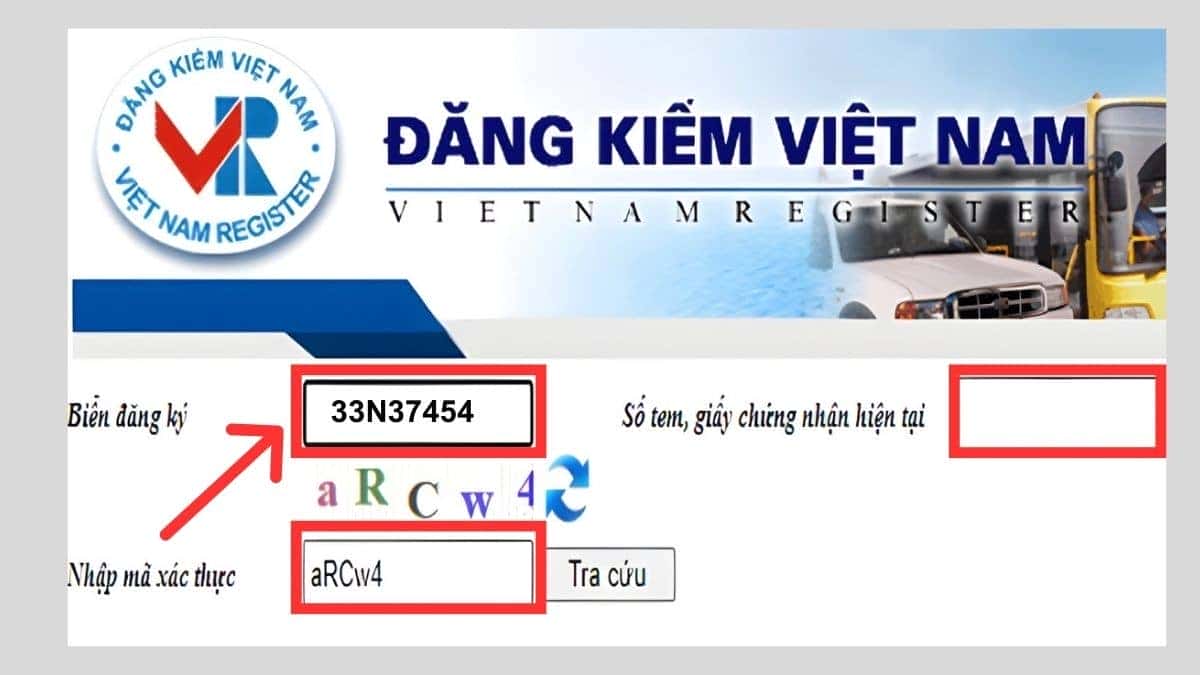 Biển số 33 là tỉnh nào, cách tra cứu biển số xe Hà Nội trực tuyến bước 2