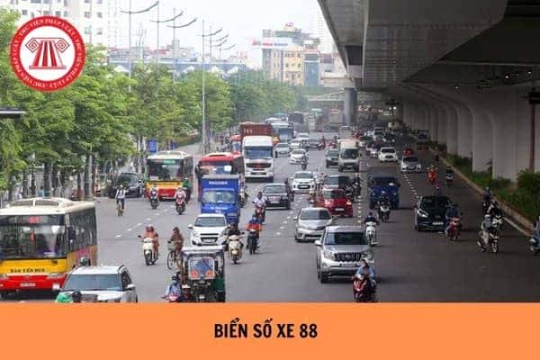Biển số xe 88 là của tỉnh nào hiển thị trên phương tiện giao thông