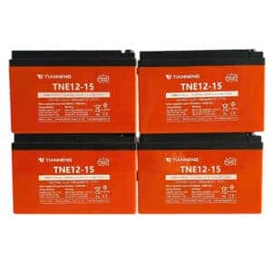 Bộ 4 bình ắc quy xe đạp điện Thiên Năng 48V 15Ah chất lượng cao