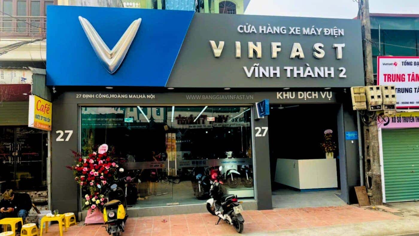 Cửa hàng xe điện VinFast Vĩnh Thành cơ sở 2, quận Hoàng Mai
