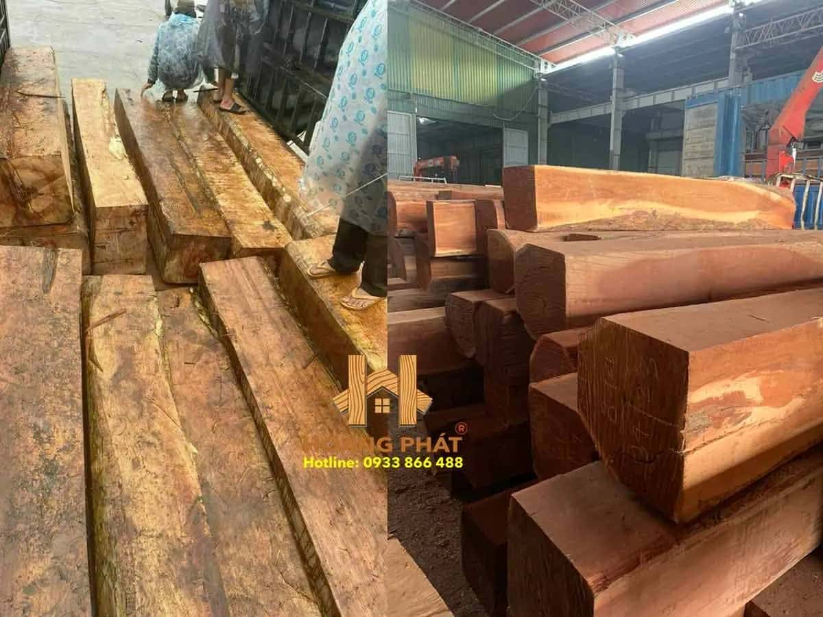 Đặc điểm nhận biết gỗ căm xe qua vân gỗ và màu sắc