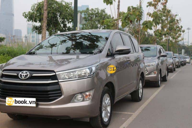 Dàn xe 7 chỗ hiện đại cho thuê