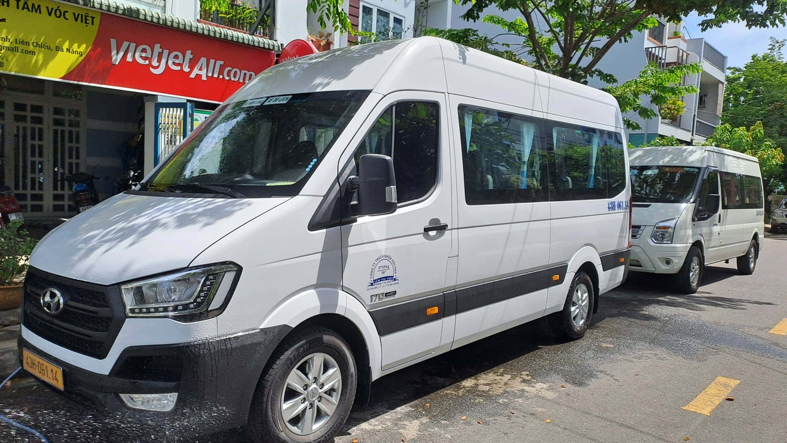 Dịch vụ thuê xe 16 chỗ tại Đà Nẵng uy tín
