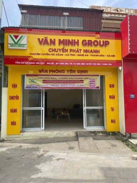 Dịch vụ vận chuyển của nhà xe Văn Minh Thanh Hóa tại Bưu cục Yên Định