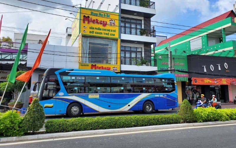 Điểm đón trả khách của nhà xe Tuấn Hiệp trên các tuyến đường