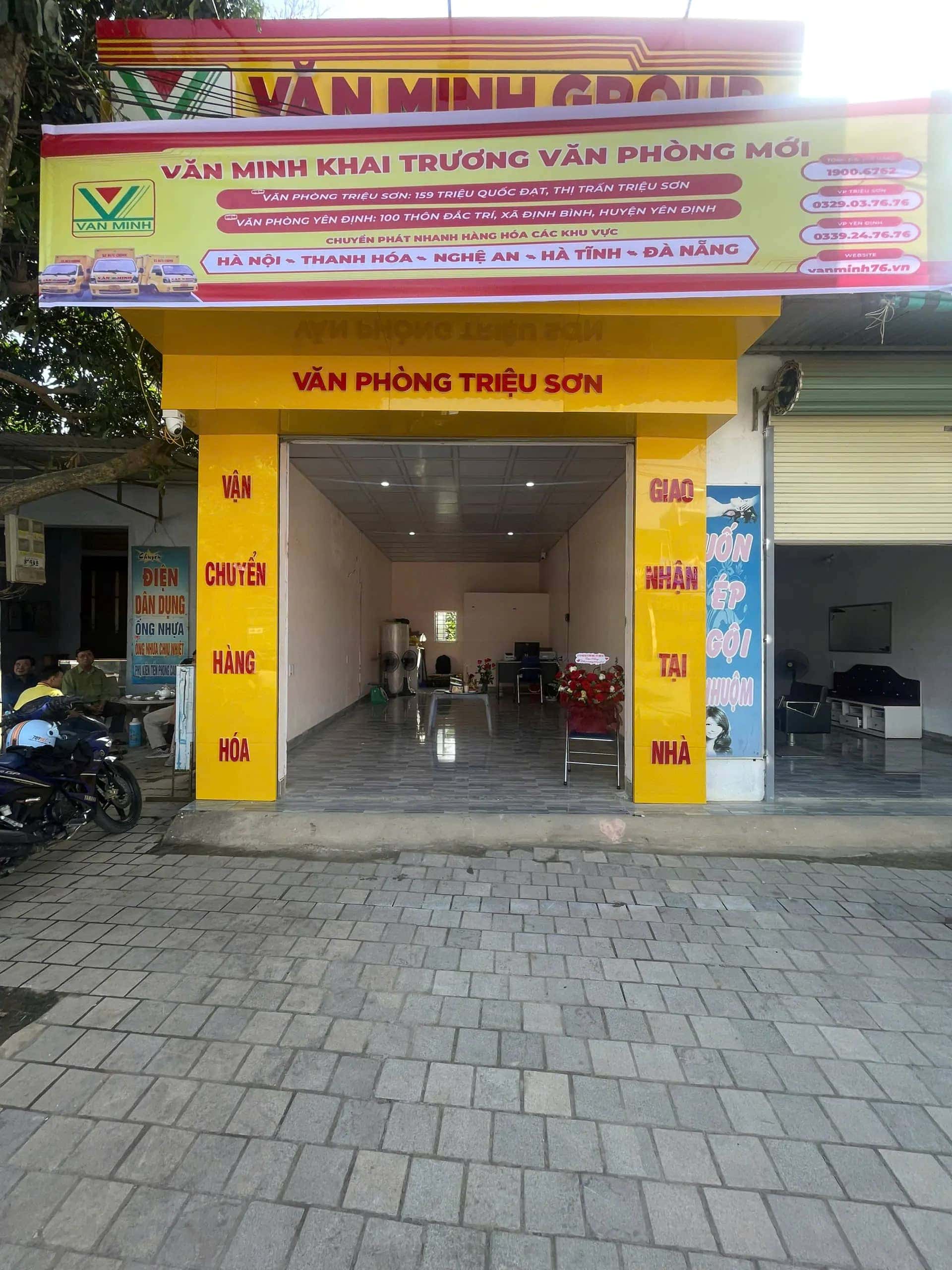 Điểm giao dịch của nhà xe Văn Minh Thanh Hóa tại Bưu cục Triệu Sơn
