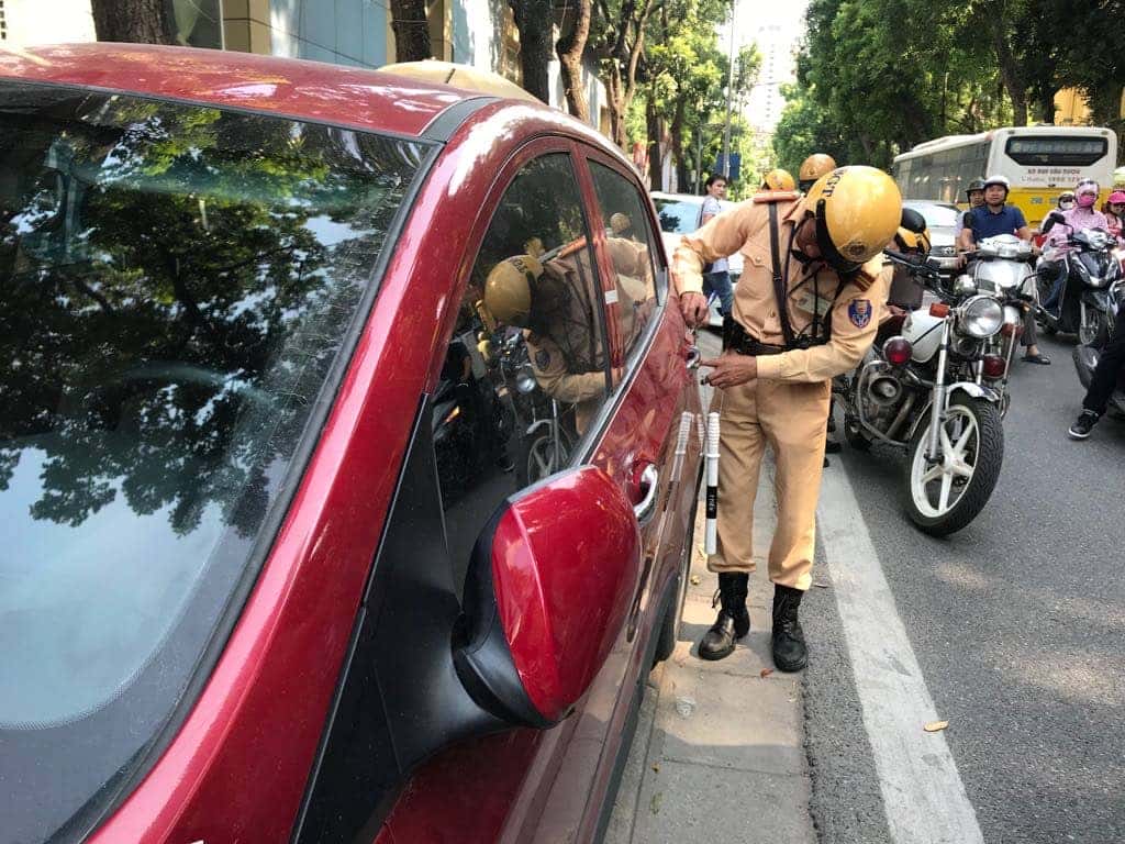 Đỗ xe sai quy định và mức phạt