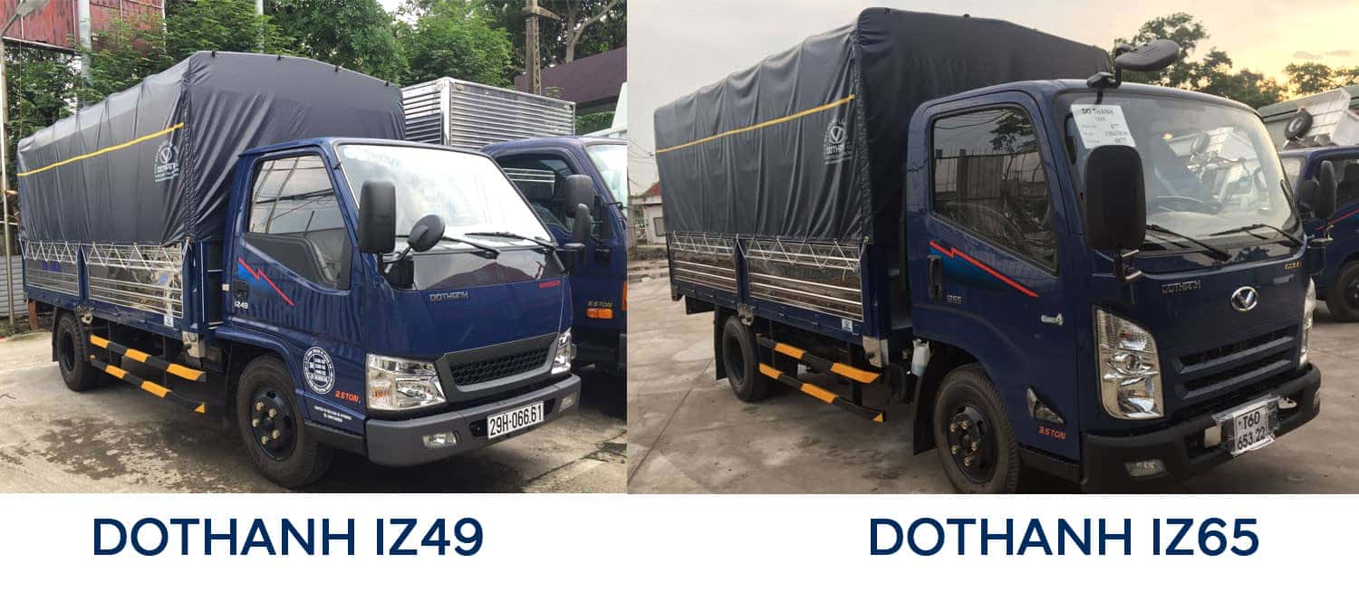 Giá xe tải 2 tấn Dothanh IZ49 và IZ65 Gold trên thị trường