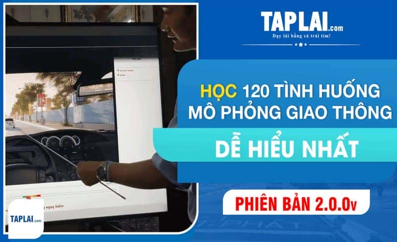 Giao diện phần mềm mô phỏng lái xe B1