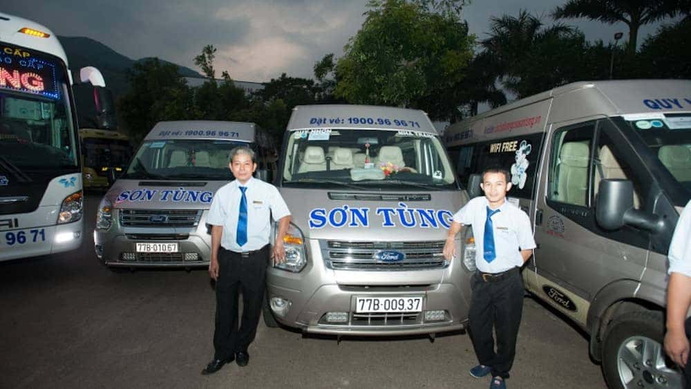 Hệ thống các điểm trung chuyển và bến xe đón trả khách của nhà xe Sơn Tùng linh hoạt