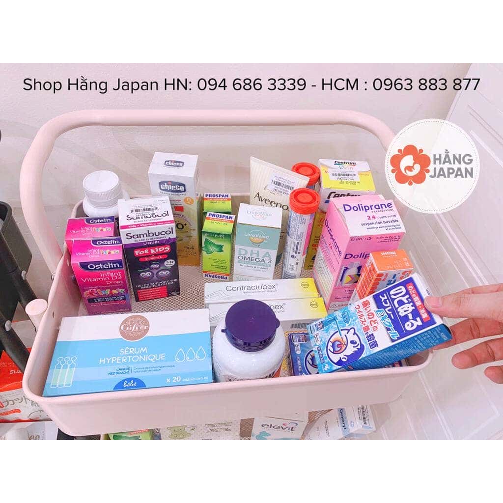 Kệ đa năng di động màu trắng gọn gàng