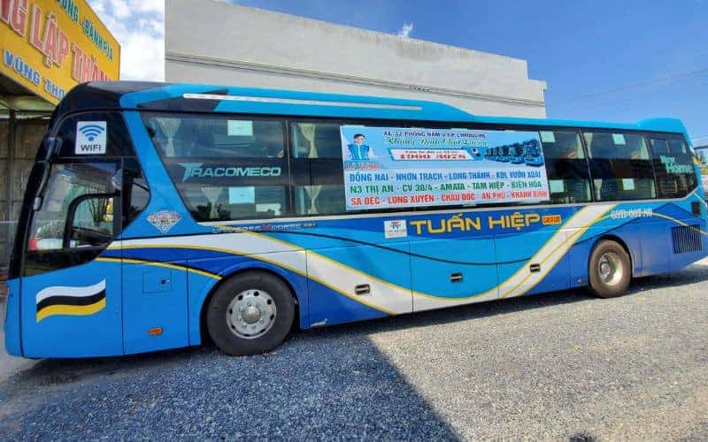 Khoang nằm riêng tư trên xe 32 phòng VIP của nhà xe Tuấn Hiệp