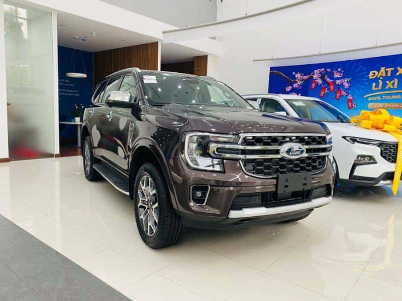 Kích thước tổng thể Ford Everest 2025