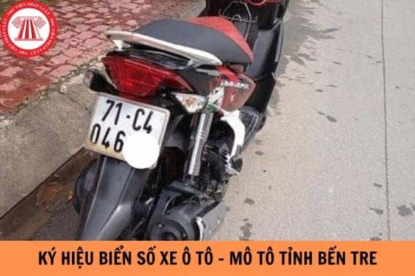 Ký hiệu biển số xe ô tô - mô tô tỉnh Bến Tre