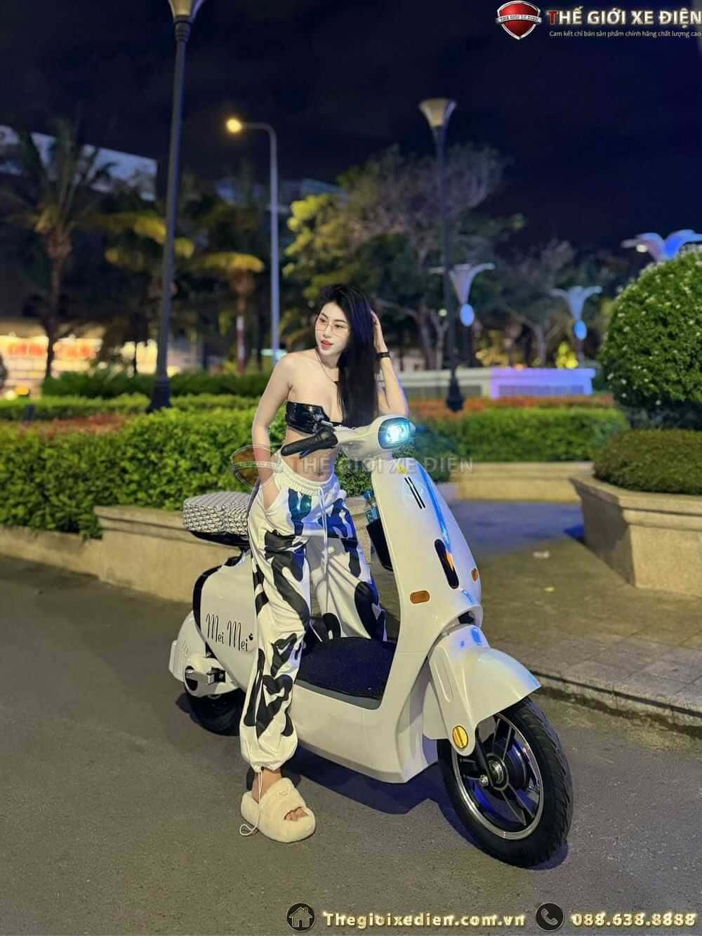 Mẫu xe điện K1 Dylexe VC K1 với thiết kế hiện đại, trẻ trung.