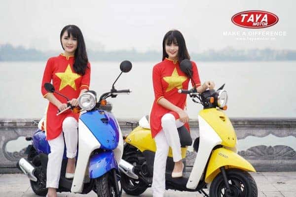 Mẫu xe tay ga 50cc chạy xăng nhỏ gọn tiện lợi