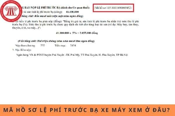 Mức thu lệ phí trước bạ xe máy và các trường hợp đặc biệt cần lưu ý