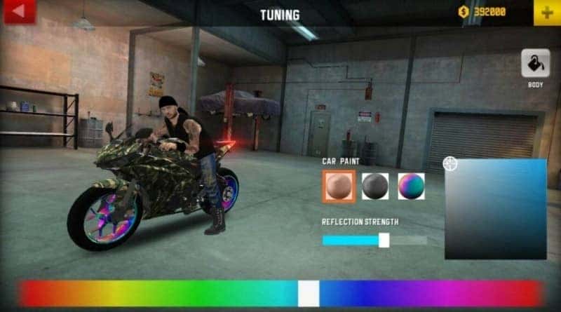 Nâng cấp và cá nhân hóa các bộ phận xe trong Xtreme Motorbikes