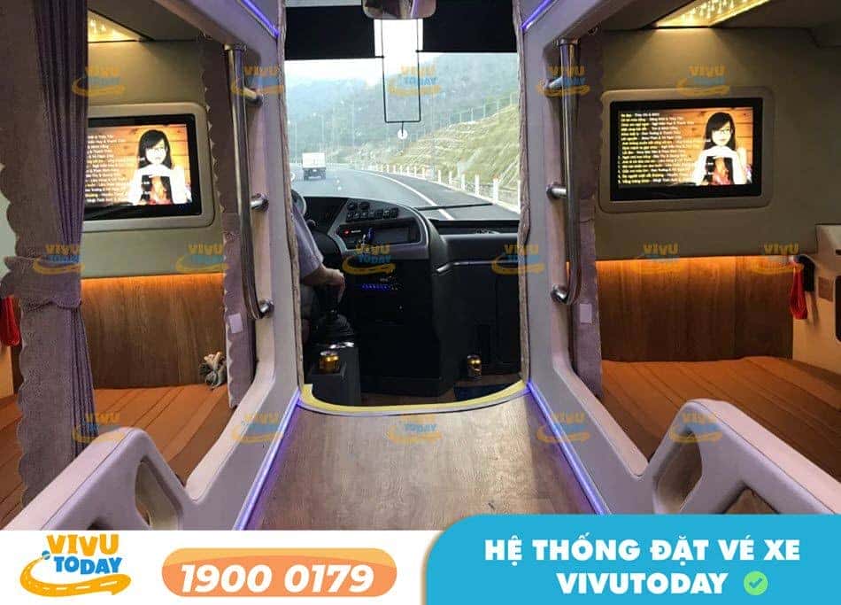 Nội thất Limousine 24 phòng của nhà xe Tân Xuân Phúc