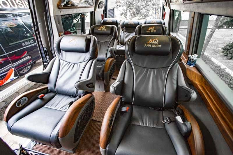 Nội thất xe Anh Quốc Limousine Vũng Tàu tiện nghi