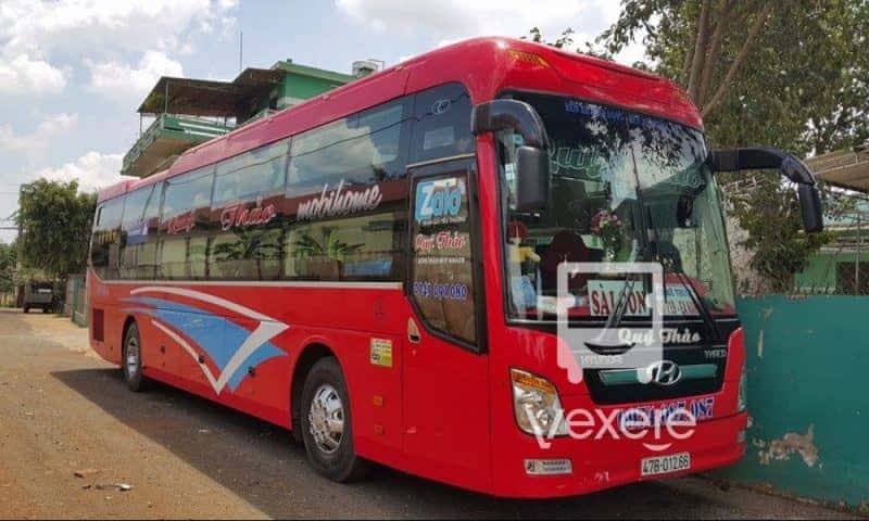 Nội thất xe giường nằm Quý Thảo tiện nghi, sẵn sàng phục vụ hành khách tại Đà Nẵng