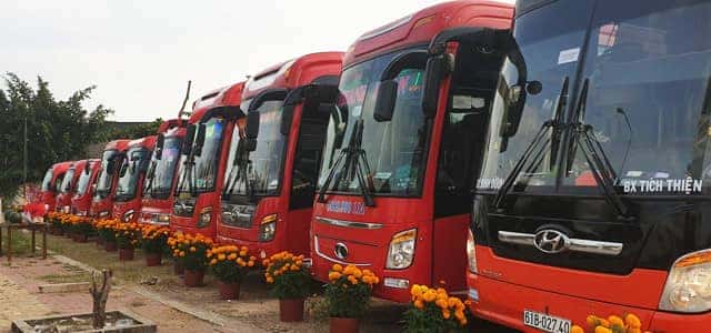 Nội thất xe Thanh Loan hiện đại trên lộ trình Bình Dương Trà Vinh