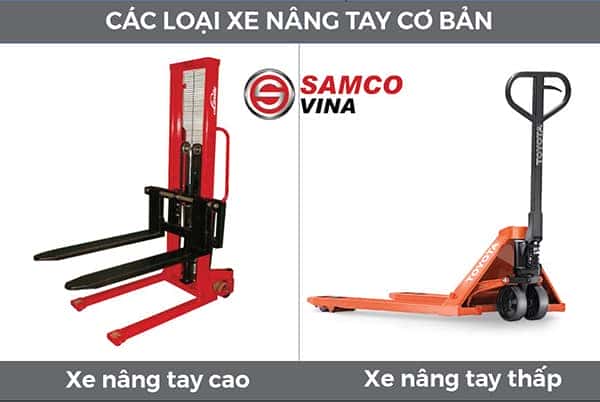 Phân loại xe nâng tay 2 tấn phổ biến