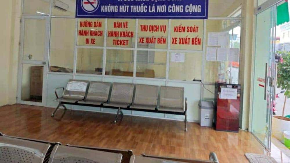 Phòng chờ rộng rãi, sạch sẽ dành cho hành khách tại bến xe