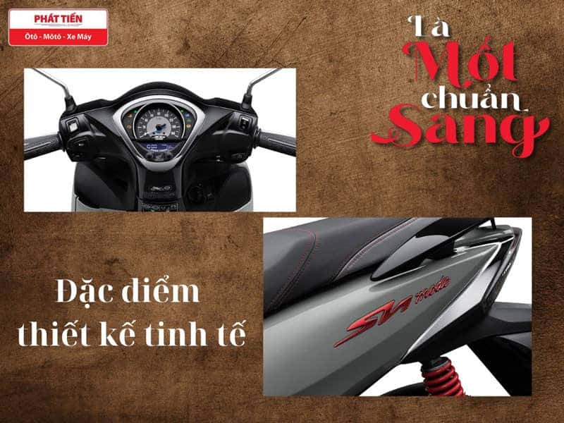 Thiết kế đèn pha LED của Honda SH Mode 2024, kiểu dáng sang trọng sh mode