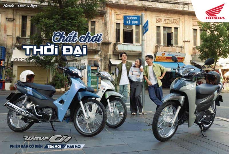 Thiết kế Honda Wave Alpha 2024 với vẻ ngoài hiện đại