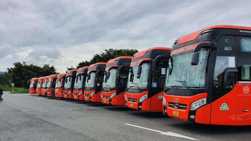 Tiện nghi khoang giường nằm trên xe limousine Phương Trang đi Đà Lạt