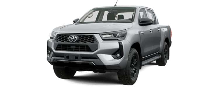 Toyota Hilux 2024 màu bạc sang trọng và hiện đại