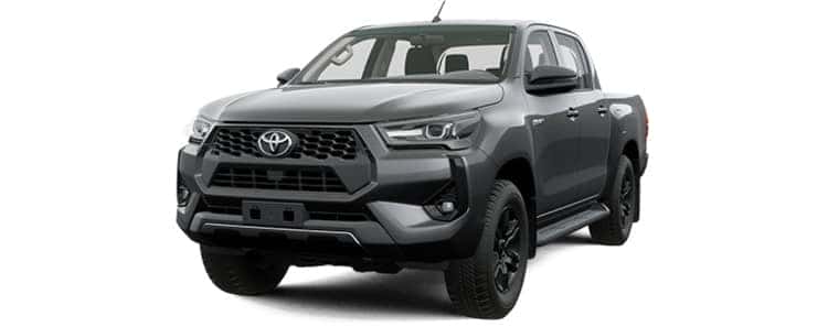 Toyota Hilux 2024 màu xám mạnh mẽ và lịch lãm