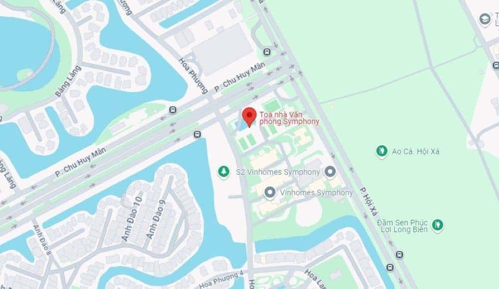 Văn phòng trụ sở của Taxi Xanh SM, nơi phát triển dịch vụ xe điện và các dòng xe như xe 7 chỗ