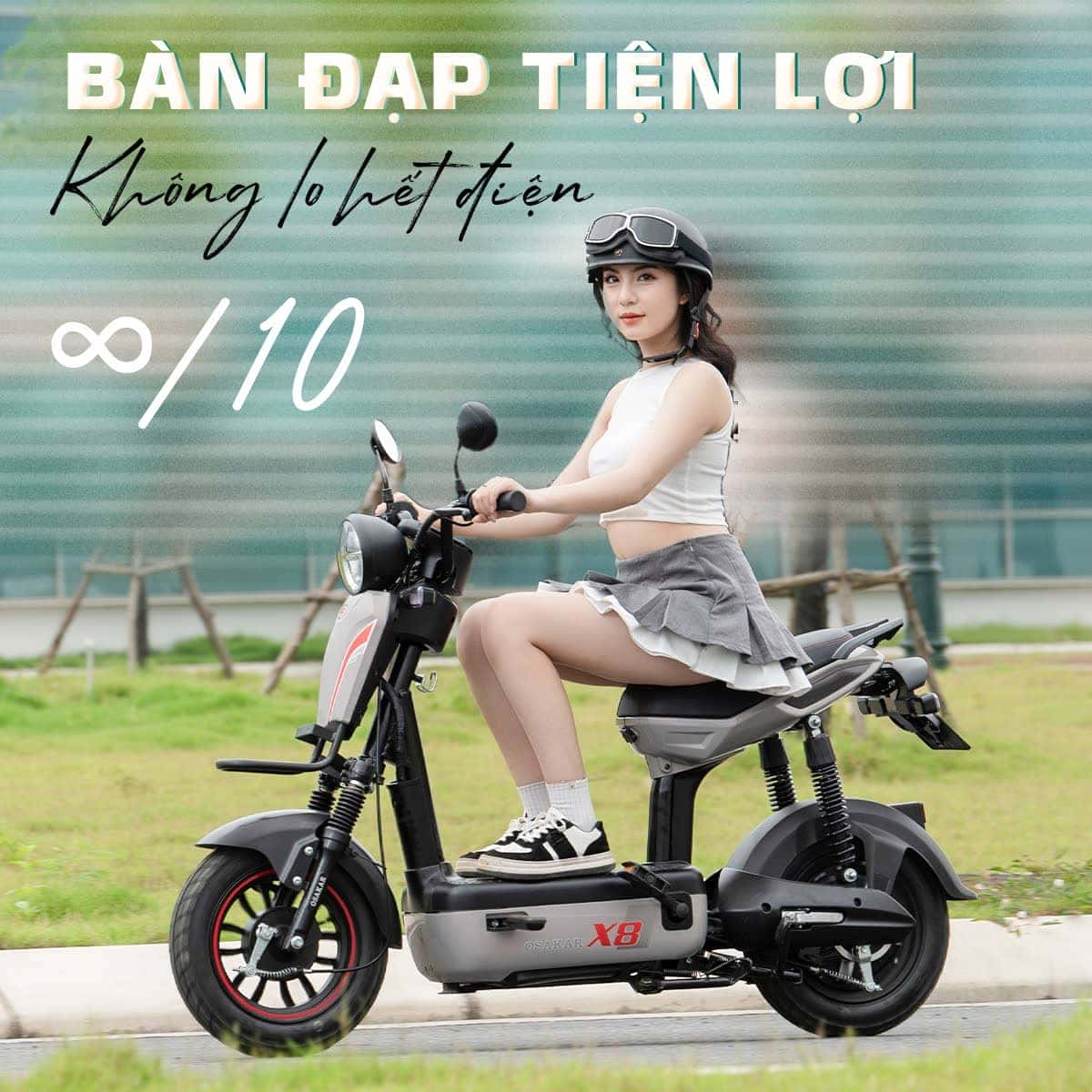 Xe đạp điện Osakar X8 vận hành bền bỉ, là lựa chọn hàng đầu của nhiều phụ huynh và học sinh cấp 2