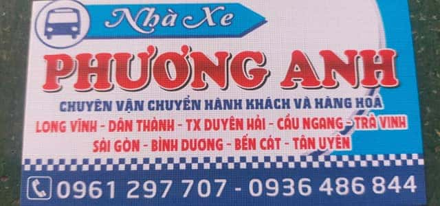 Xe ghế ngồi Phương Anh cung cấp vé xe Bình Dương đi Trà Vinh giá tốt