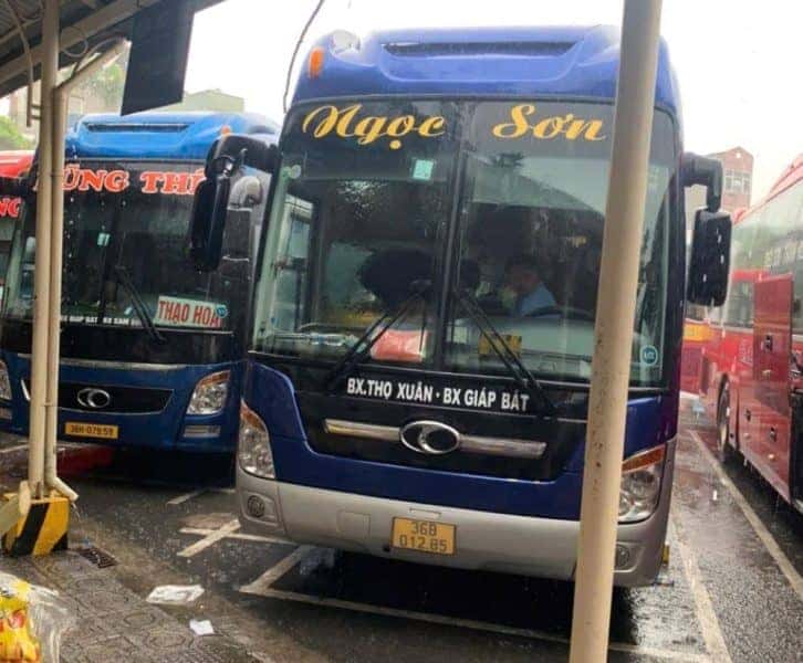 Xe khách giường nằm của nhà xe Ngọc Sơn