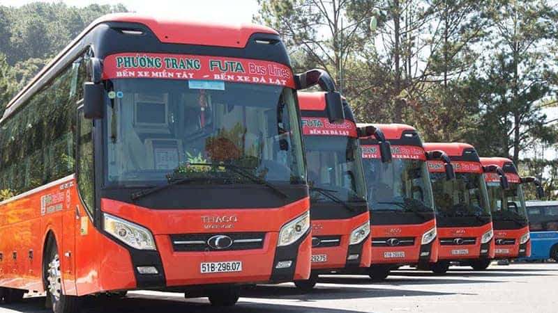 Xe khách Phương Trang giường nằm cao cấp phục vụ tuyến Đà Lạt Sài Gòn