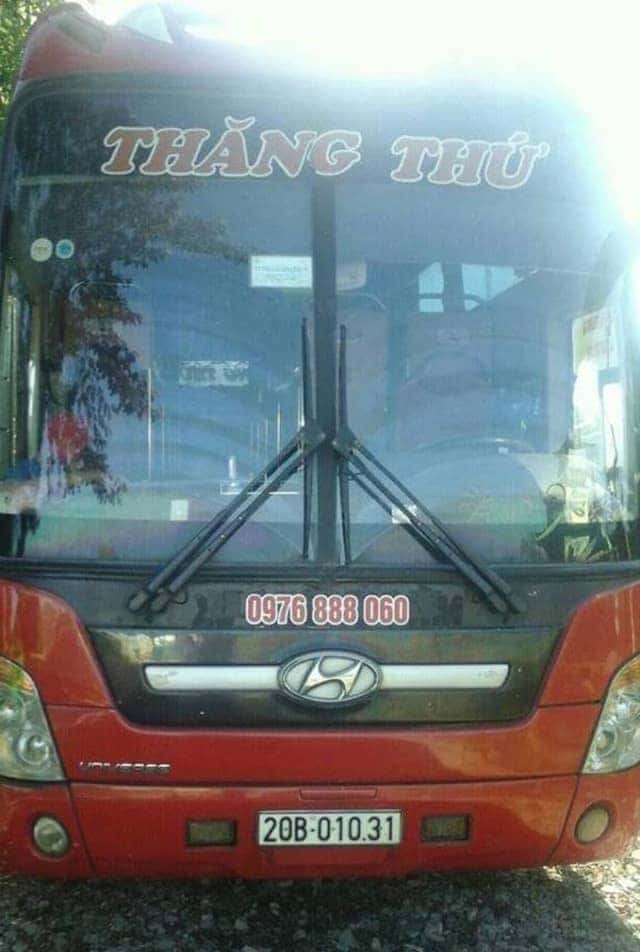 Xe khách Thái Nguyên Thanh Hóa Thăng Thứ