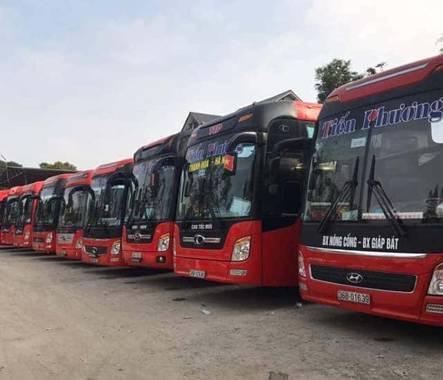 Xe khách Thái Nguyên Thanh Hóa Tiến Phương
