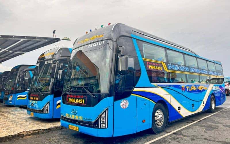 Xe khách Tuấn Hiệp hiện đại, chất lượng cao sẵn sàng phục vụ hành khách