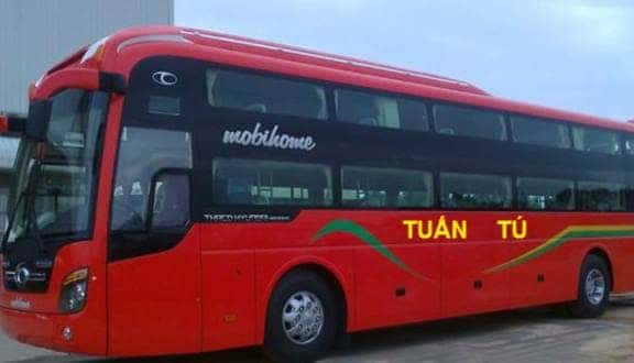 Xe khách Tuấn Tú phục vụ tuyến Sài Gòn Ninh Thuận