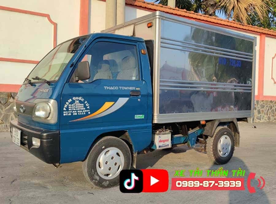 xe tải Thaco 750kg cũ thùng kín đời 2020