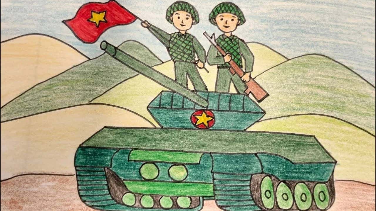 Xe tăng và chú bộ đội