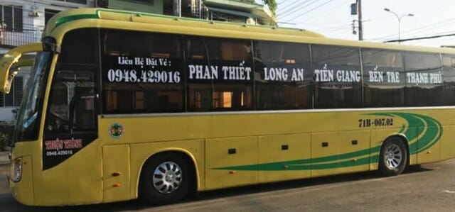 Nhà xe Thuận Thành khởi hành từ bến Ba Tri - Bình Thuận