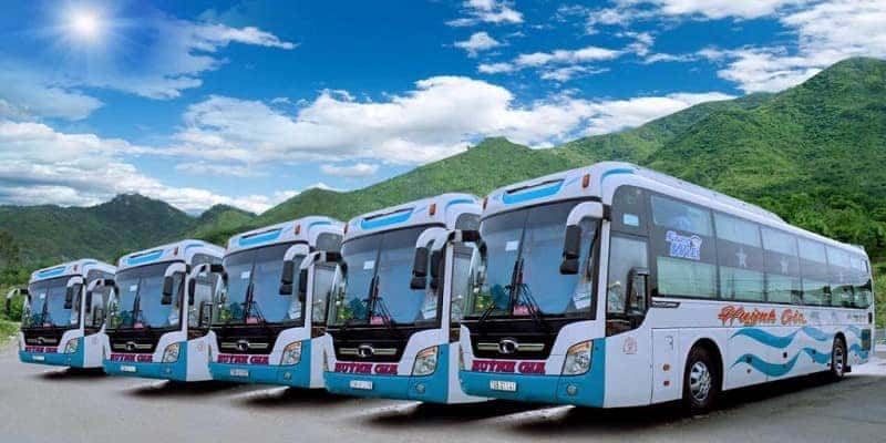 Đội xe mới của nhà xe Huỳnh Gia trên tuyến vé xe Sài Gòn Nha Trang