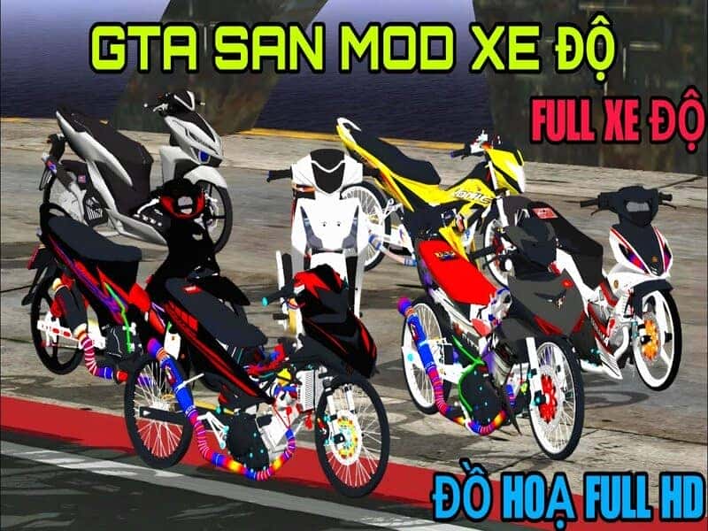 Hình ảnh minh họa đồ họa sắc nét trong gta san mod xe độ android với chi tiết xe được nâng cấp ấn tượng.