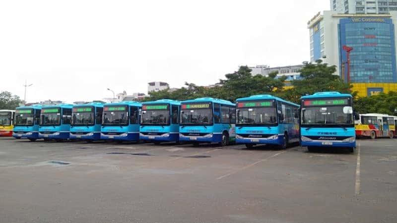 Hình ảnh xe buýt sân bay Nội Bài 109 từ Mỹ Đình